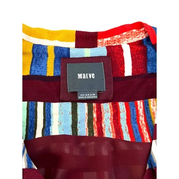 Anthropologie Maeve Au Revoir Library Shift Dress | Sz 4, multi - Picture 6 of 15